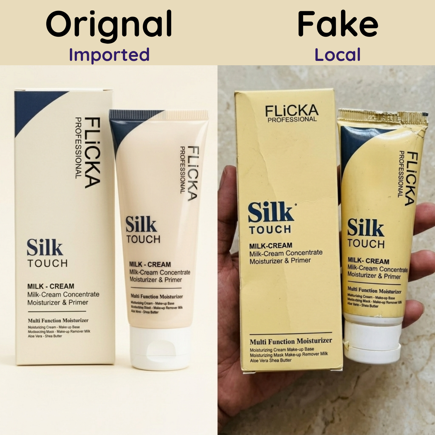 Flicka Silk Touch - Milkey Cream
